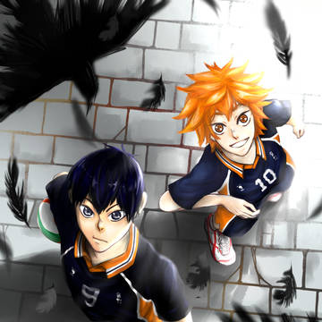 kageyama and hinata Fanart
