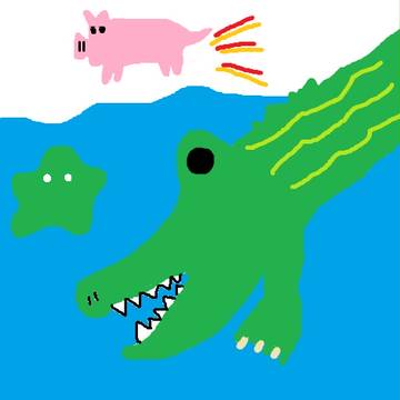 仲間かと思ったらアメーバくん