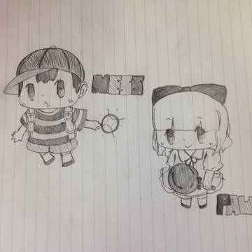 ネスとポーラ(≧∇≦)