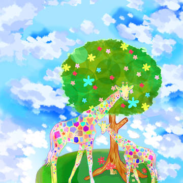 キリンと空
