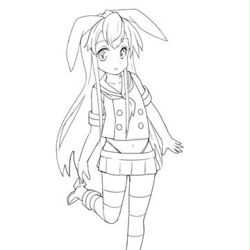 島風　落書き！