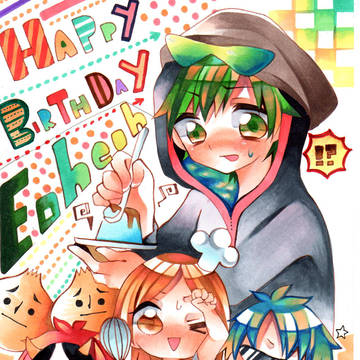 投稿絵（※実況者顔捏造注意）