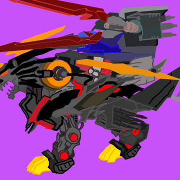 ロボットを描く練習「エナジーファルコンkc」