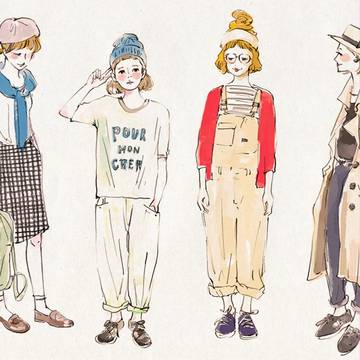 ファッションイラストつめあわせ