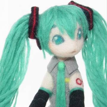 羊毛フェルトでミクさんつくったよ！つづき