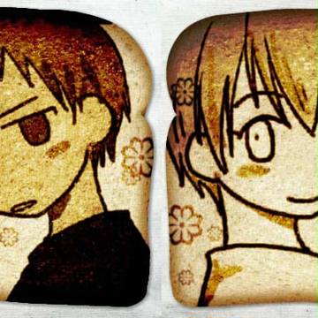 こげぱんとキレイパン