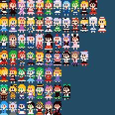 東方ミニドット93体
