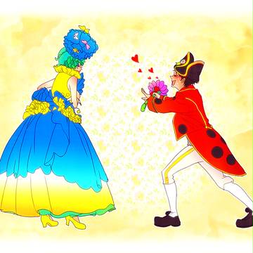 ※ダンサー絵　イースターガーデン