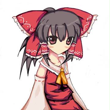 夏です。霊夢また落書きさせて書きました
