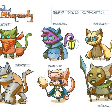 Neko Dolls concept art