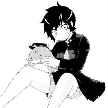 番長ペンギンと学ラン女子