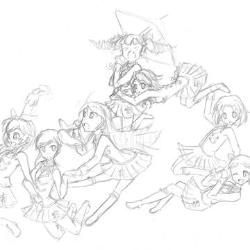 アイカツ集合絵