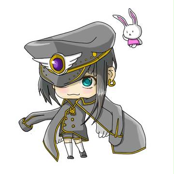 美女と兎と鶏
