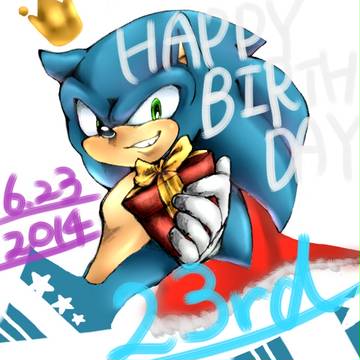ソニックお誕生日おめでとう!!