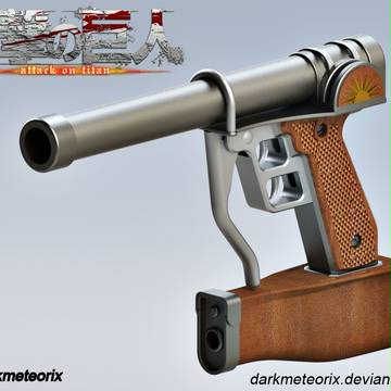 New 3D Maneuver Gear Gun WIP