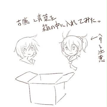 箱の中の古鷹青葉