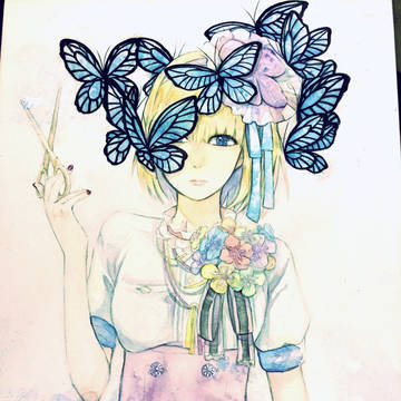 摘む