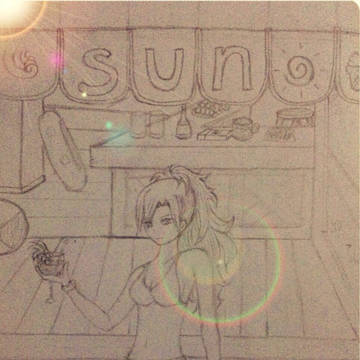 夏日 沙滩