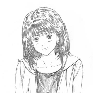 葦月伊織（模写）