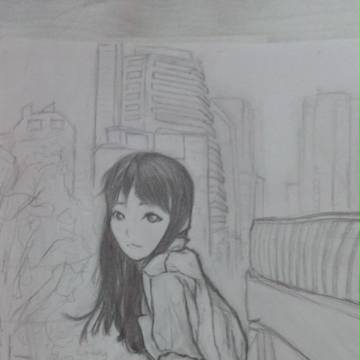 少女 習作