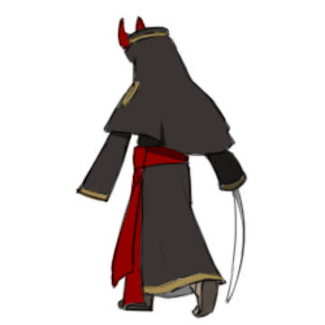 [>立ち去る