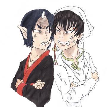 鬼灯と白澤