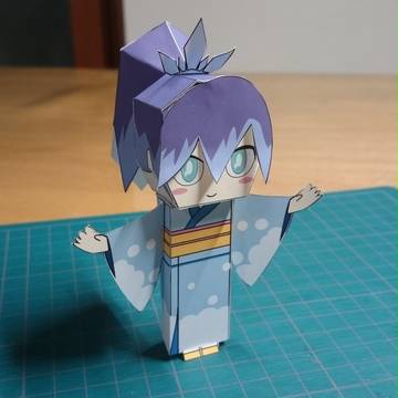 妖怪ウォッチ　ふぶき姫　ペーパークラフト