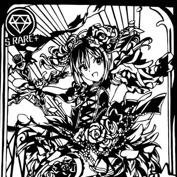 【切り絵】アニバ蘭子