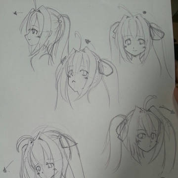 顔練習
