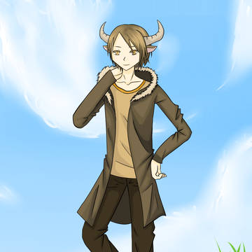 擬人化 – 牛