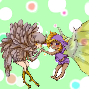 仲良しー!