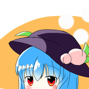 東方の天子さんを描いてみました(￣^￣)ゞ