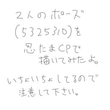 【腐】ふたりでぽーず