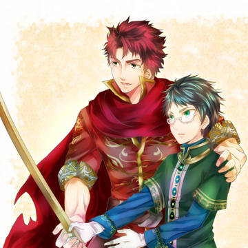 王子と騎士隊長