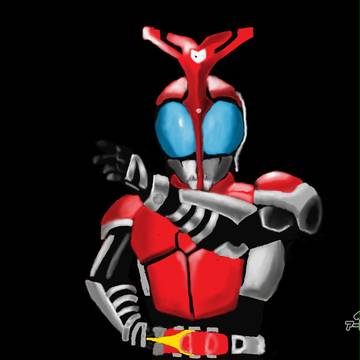 PAAでお絵かき「仮面ライダーカブト」