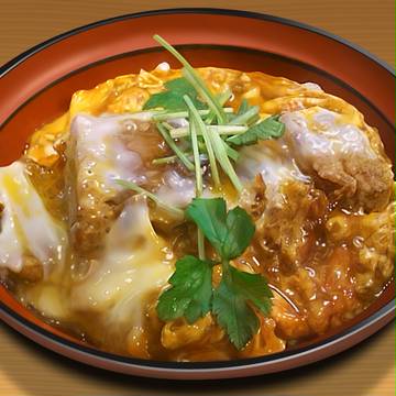 チキンカツ丼(模写)