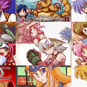 ゲーム系手描きまとめ8