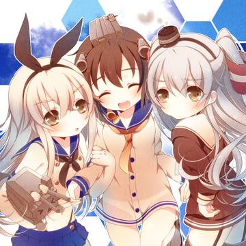 しれぇ!私たち、ぜかぜかトリオですっ