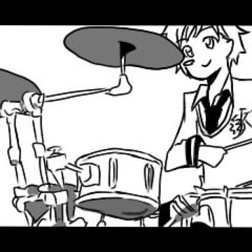 親分がドラムを叩くだけ