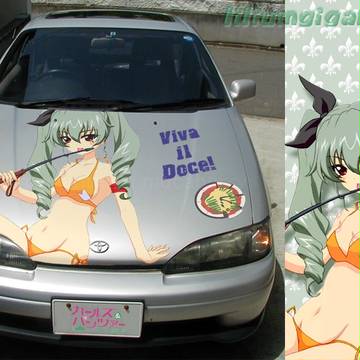 ガールズ＆パンツァー アンチョビ 妄想痛車（笑）