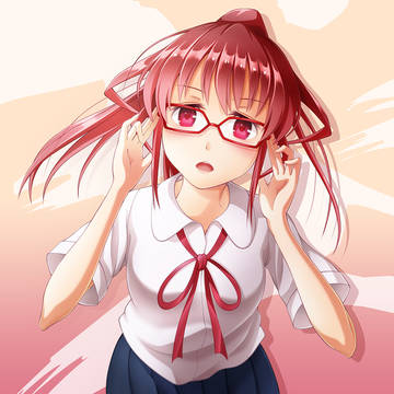 絹のメガネ借りて遊んでたら