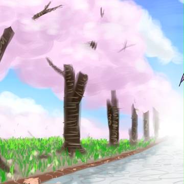 友人のブログのヘッダー描いてました。