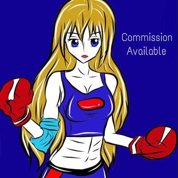 Boxing girl