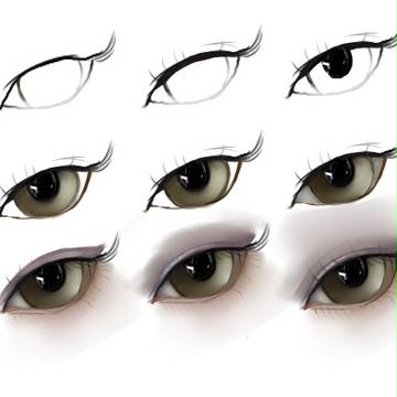 详细写实眼睛教程