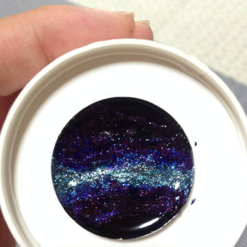 レジン 宇宙塗り