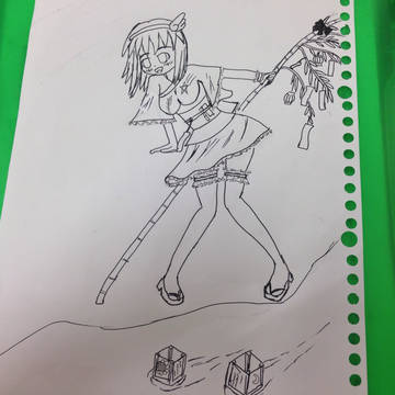 七夕絵