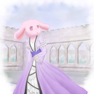 ドレスうさ耳