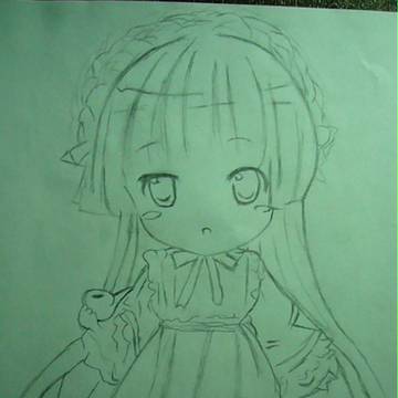 ヴィクトリカ 手描き 幼
