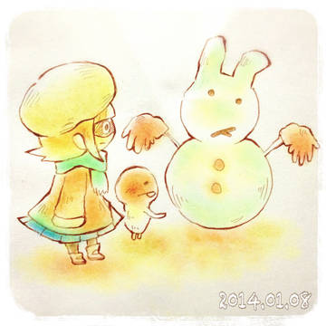 おさわり探偵と雪だるま
