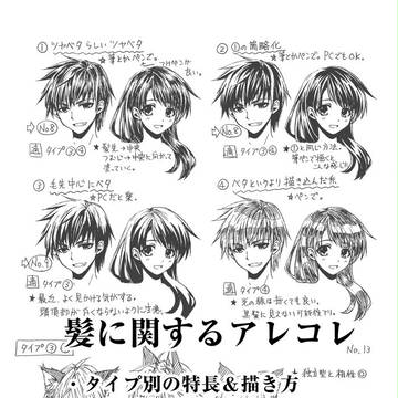 【プチ講座】その8/髪(ツヤベタ・獣耳など)